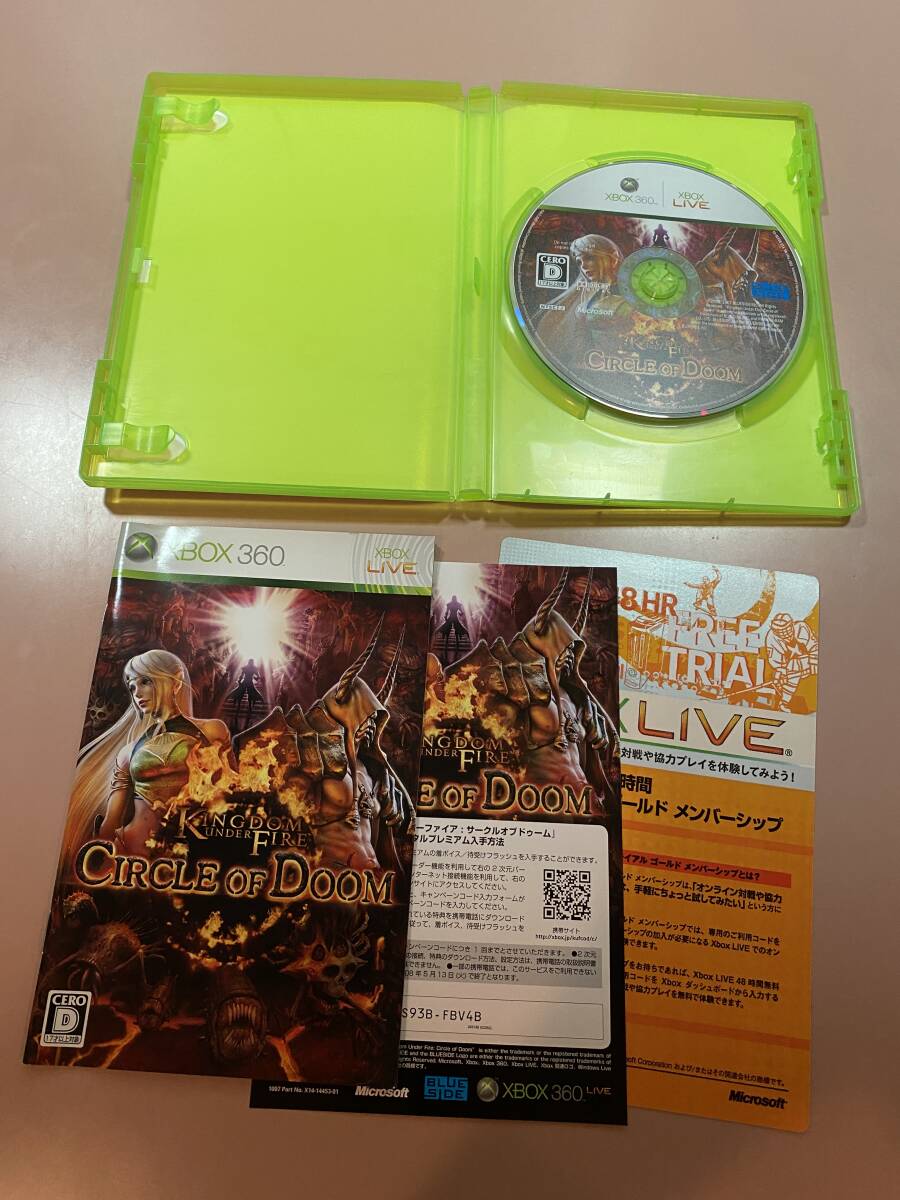 Xbox360★キングダムアンダーファイア サークルオブドゥーム★used☆Kingdom Under fire☆import Japan JP_画像2