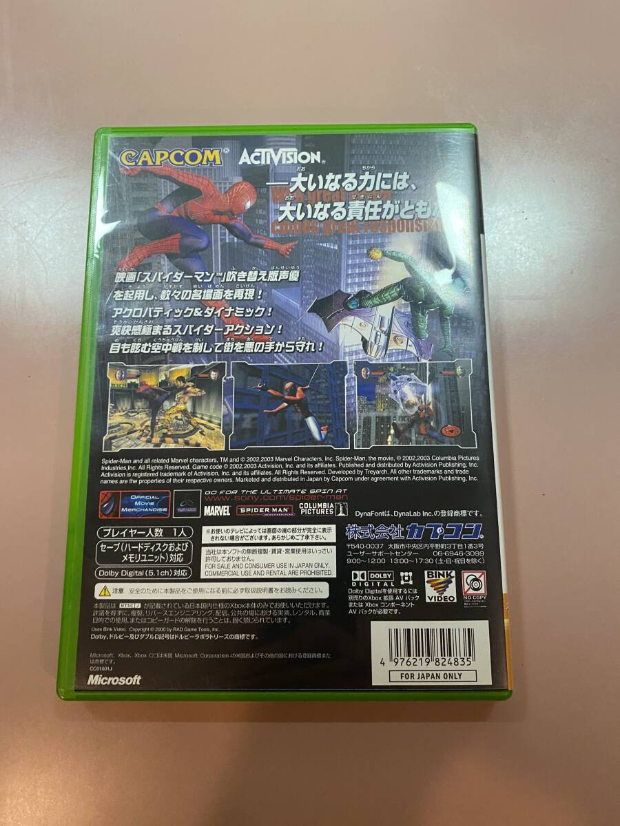 Xbox★スパイダーマン★used☆Spiderman☆import Japan JP_画像3