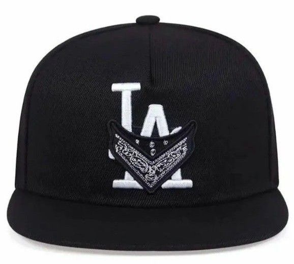 【NEW】忍者モチーフ LA デザインキャップ 野球帽 ユニセックス帽子 アウトドア ブラック！