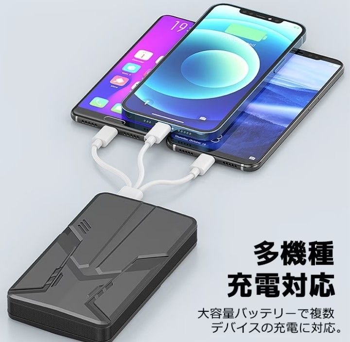 エンジンスターター バッテリー 12V (緊急起動器) 大容量 12000mAh   多機能 一発始動 　ブルー！