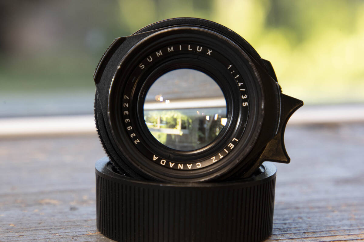 OH済 ライカ Leica Summilux-M 35mm F1.4　ブラック　純正フード　第2世代　2nd_画像7