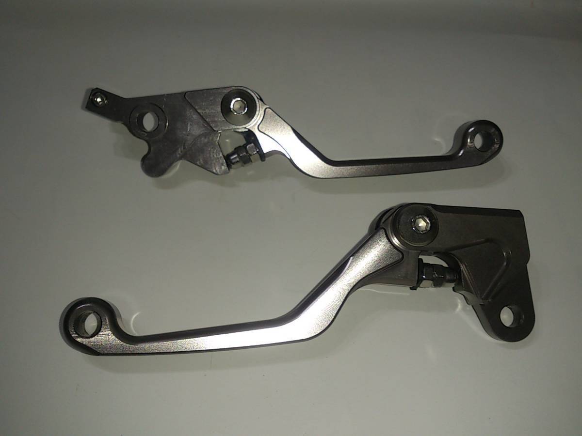 B goods liquidation! pivot lever set titanium grey XLR250R brake lever clutch lever 