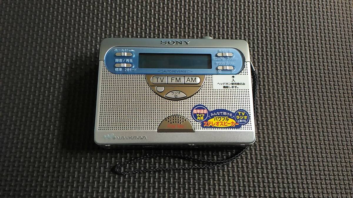 SONY ウォークマン カセットテープ＆ラジオ　WM-GX410 ジャンク 送込み即決 _画像1