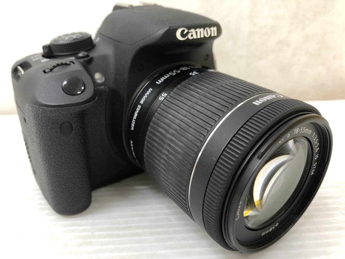 デジタル一眼カメラ キャノン CANON EOS Kiss X7i EF-S18-55 IS STM DS126431 ※欠品物不明 中古品 sykdetc074902_画像1