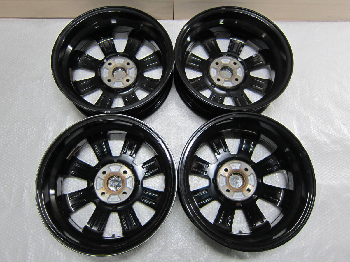 ☆ダイハツ LA600S / LA610S タント カスタム 純正 15 x 4.5J INSET45 PCD100 x 4H ハブ径54mm ムーヴ キャスト ミラジーノ 等 流用 中古☆の画像2