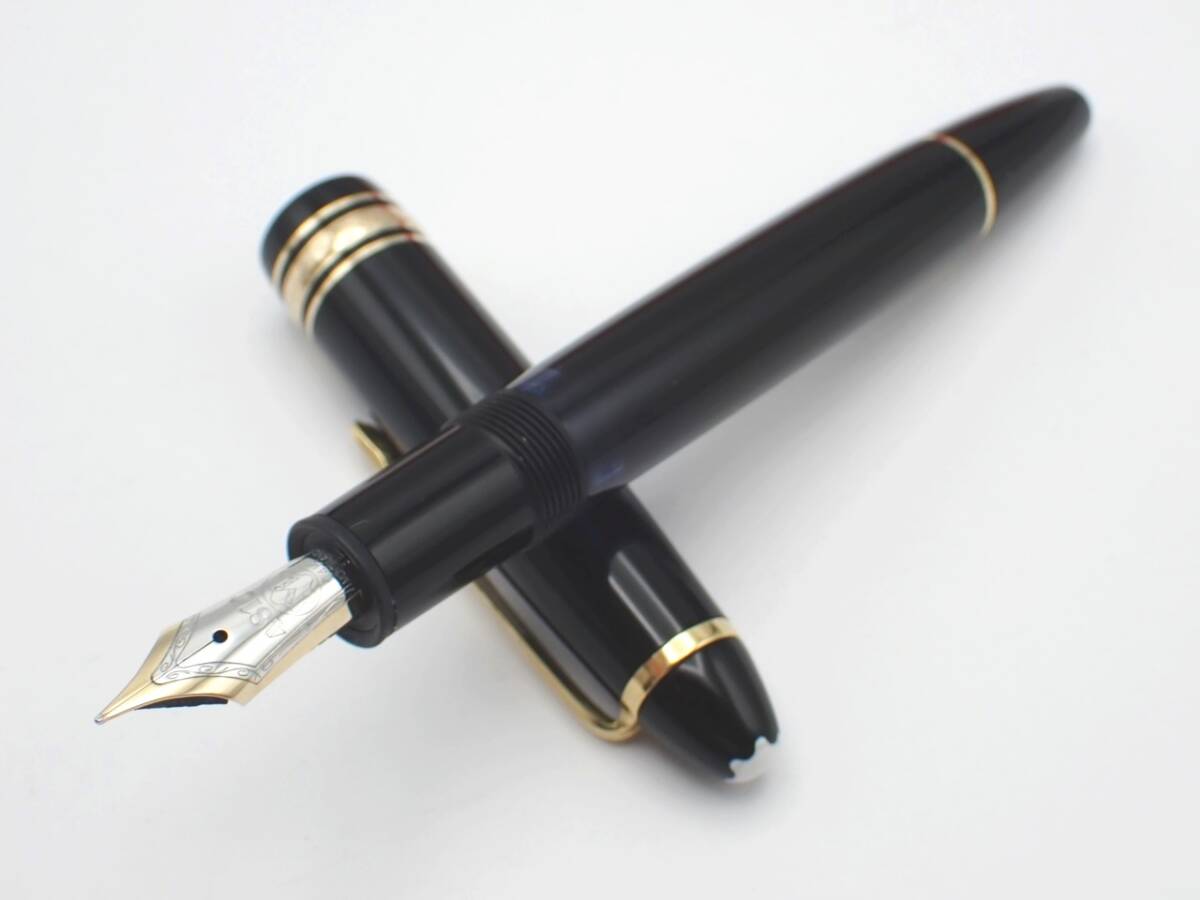 １円～☆MONTBLANC モンブラン 万年筆 MEISTERSTUCK マイスターシュテュック No,146 4810 ペン先14K 筆記用具 文房具/79805-28の画像1