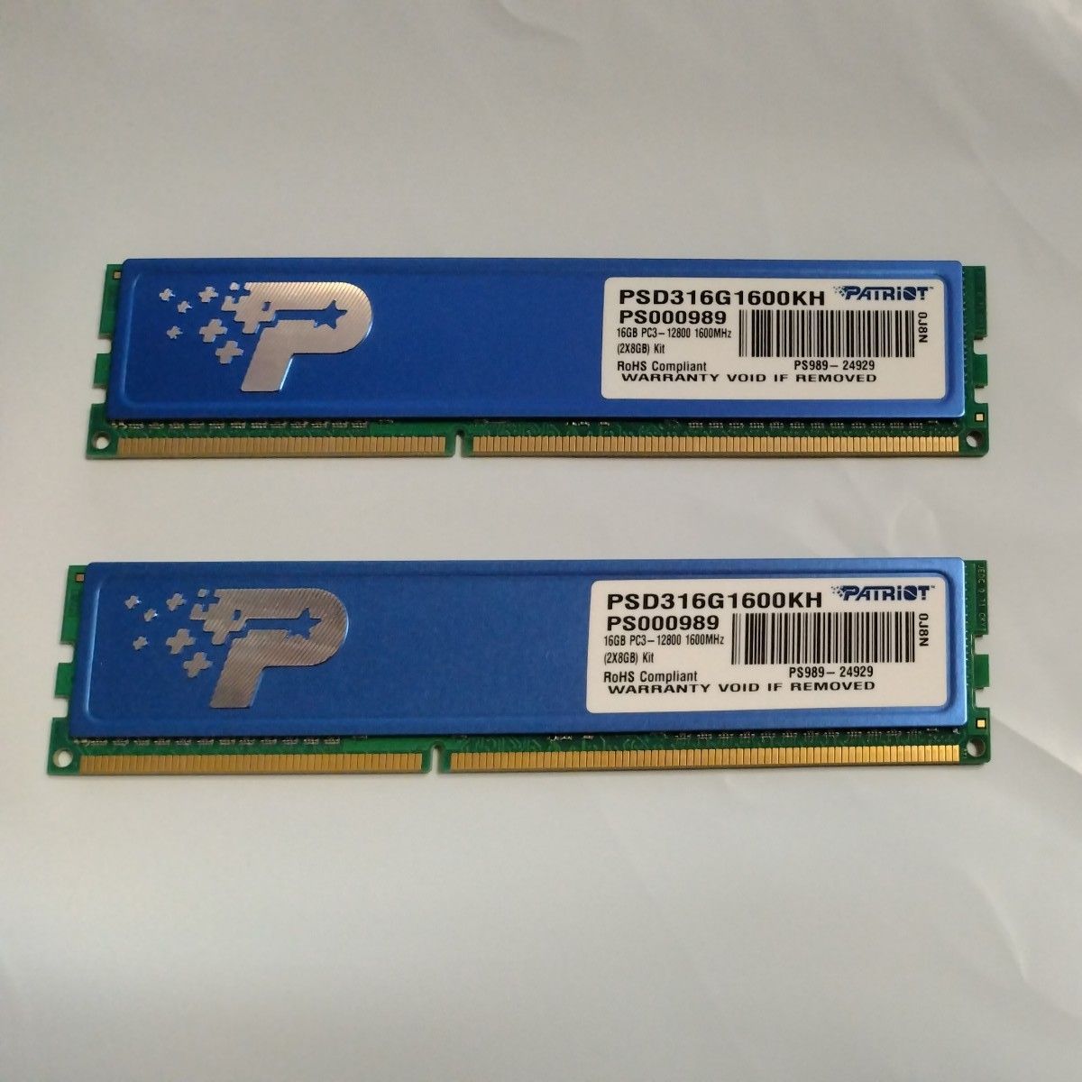 RAM 16GB(8GBx2) PSD316G1600KH PATRIOT MEMORY メモリ