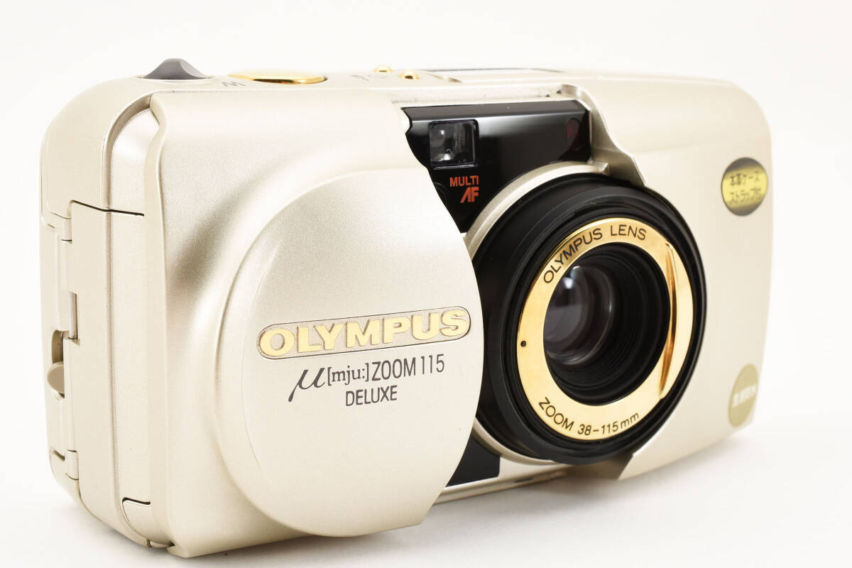 テスト済み　OLYMPUS μ [mju:] ZOOM 115 DELUXE 38-115mm オリンパス コンパクトカメラ [美品] #2134840A_画像5