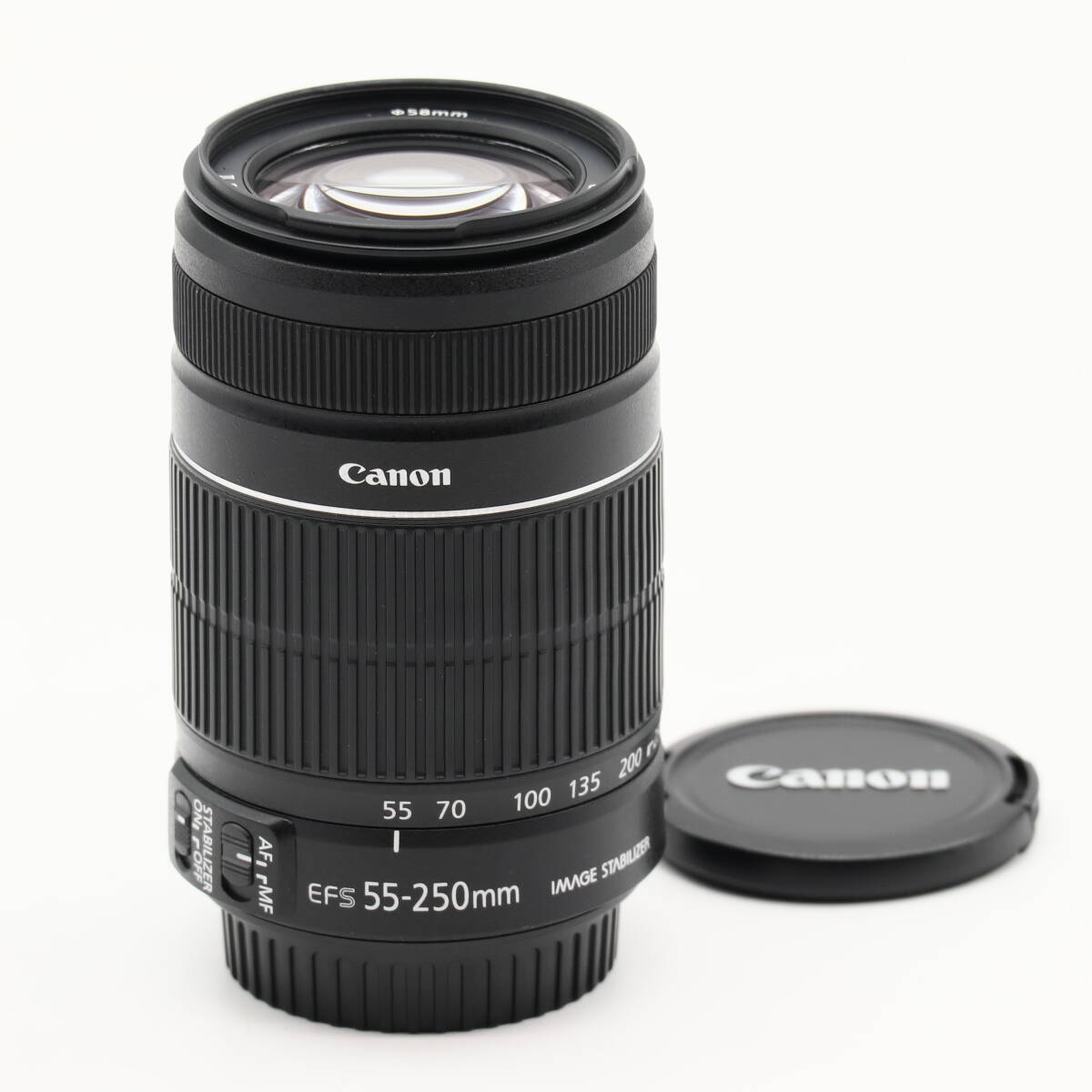 新品級 | Canon キヤノン 望遠ズームレンズ EF-S55-250mm F4-5.6 IS II APS-C対応 #3434_画像1