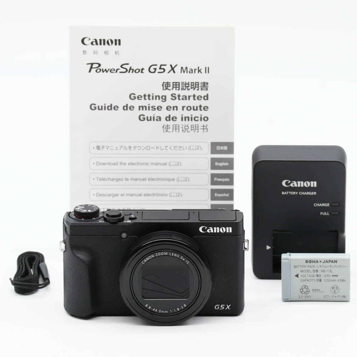 極上品 | Canon キヤノン PowerShot G5 X Mark II ブラック 1.0型センサー/F1.8レンズ/光学5倍ズーム PSG5XMARKII #3447_画像1
