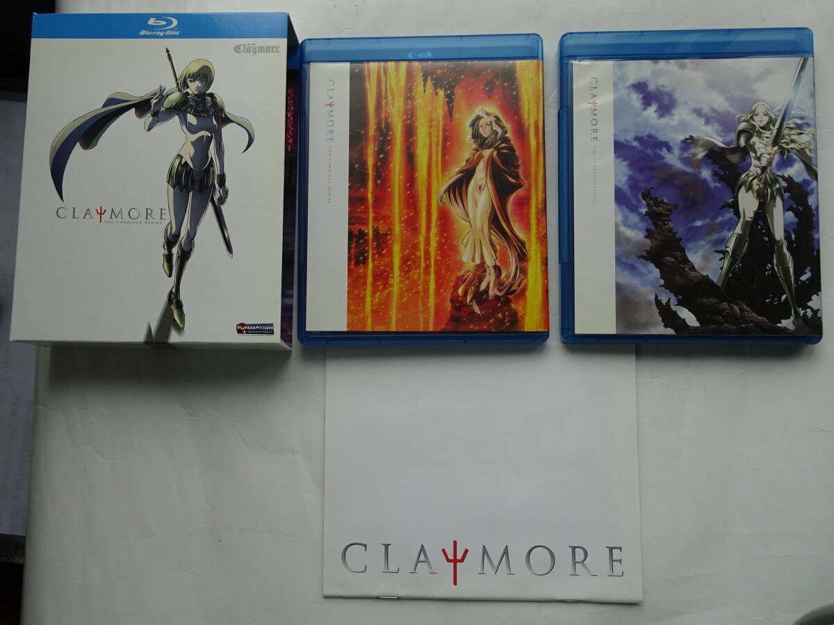 北米版　CLAYMORE　クレイモア　THE COMPLETE SERIES　Blu-ray 3枚　ブルーレイ_画像1