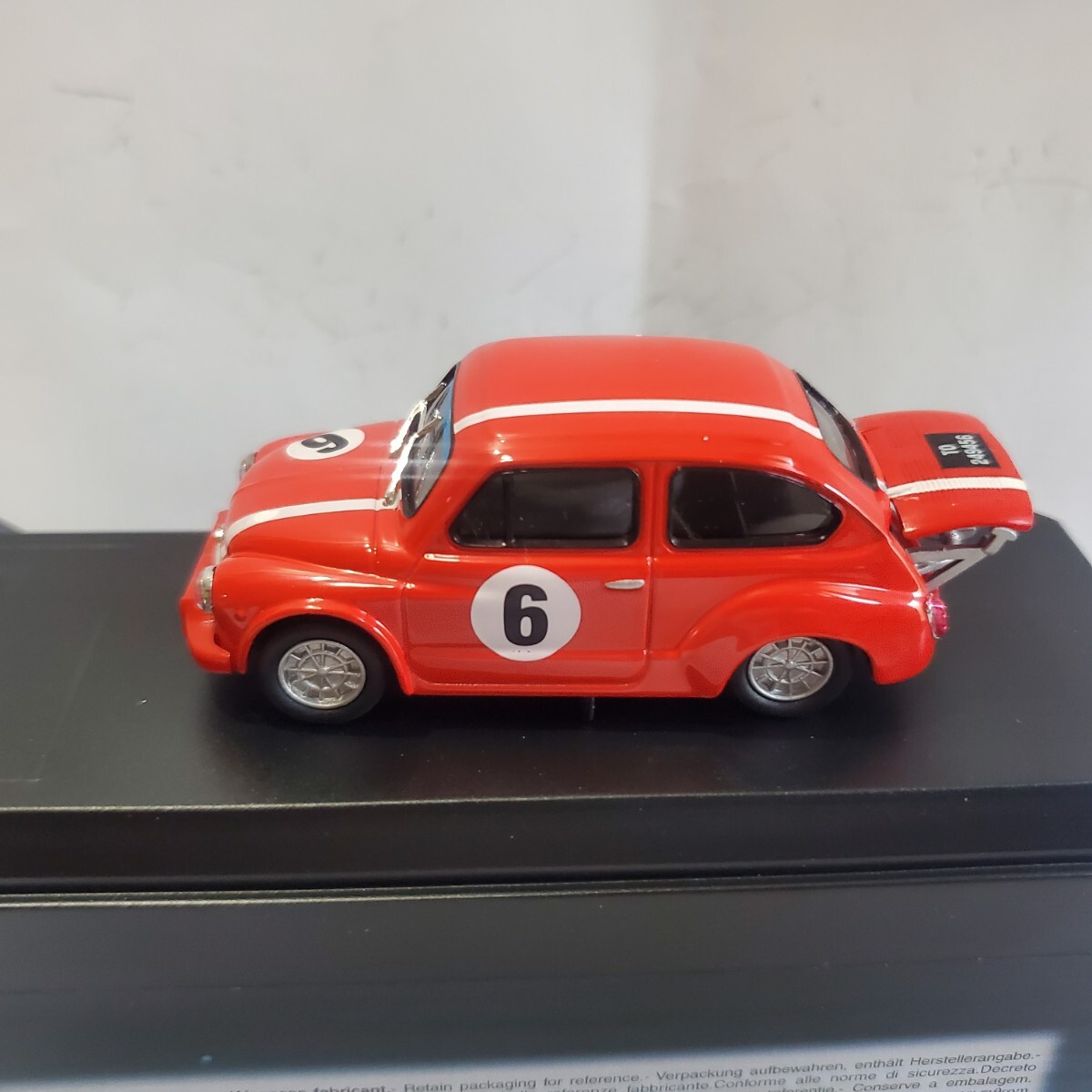Solido Solido 1/43[FIAT 500 1957 white ].[FIAT 600 ABARTH red ]2 pcs. set new goods unused France made 301