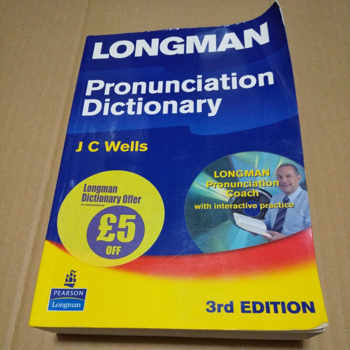 洋書　Longman Pronunciation Dictionary Third Edition Paperback with CD-ROM　中古品