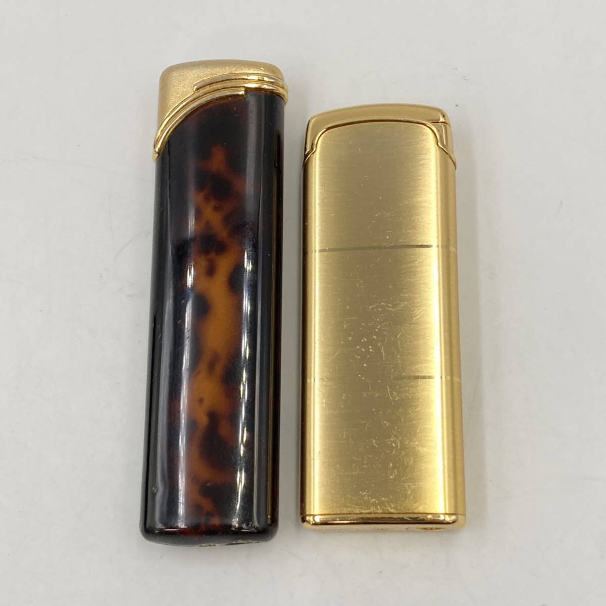 5.8IC-E1557★ガスライター 2点★GIVENCHY ジバンシー イヴサンローラン Yves Saint Laurent ブランドライター lighter 喫煙具 DB0/DC0の画像3