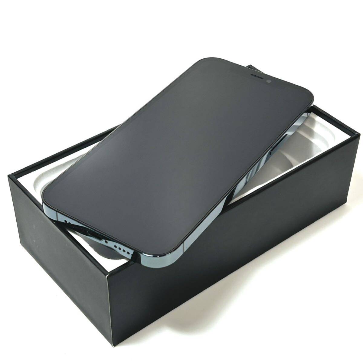 [ очень красивый товар ]AppleliPhone 12 Pro 128GBlSIM свободный l максимальный аккумулятор емкость 90%l Pacific голубой l рабочее состояние подтверждено l срочная доставка отправка возможно 