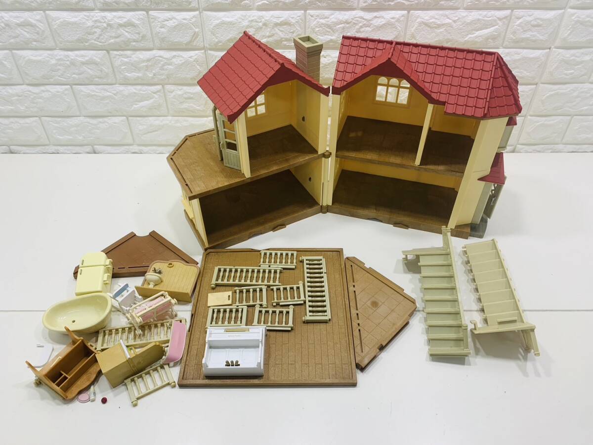 57*1 jpy ~*... child Kids toy Sylvanian Families forest. parts doll parts small articles summarize set photograph present condition goods 