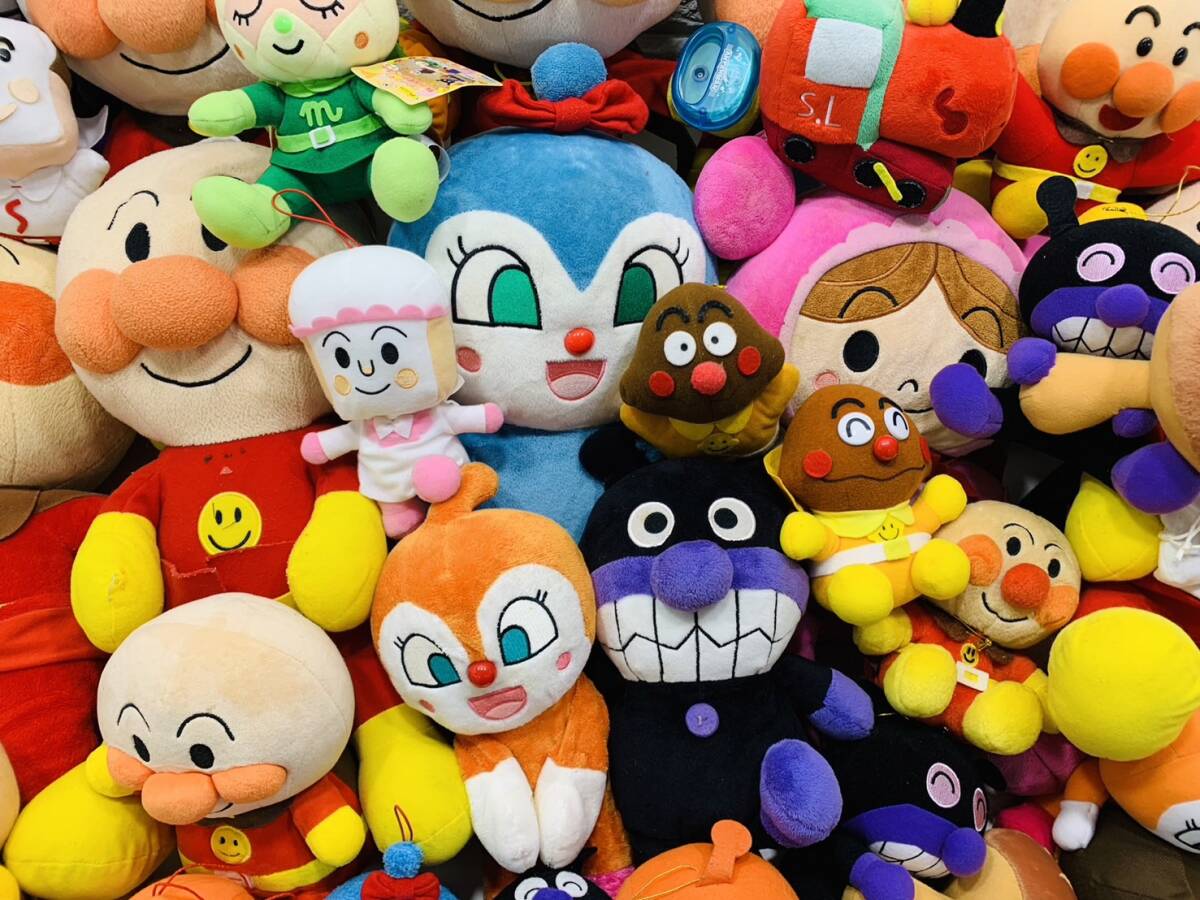 168*160 размер много *1 иен ~* Anpanman ... ребенок Kids игрушка мягкая игрушка смешанные товары много совместно комплект 
