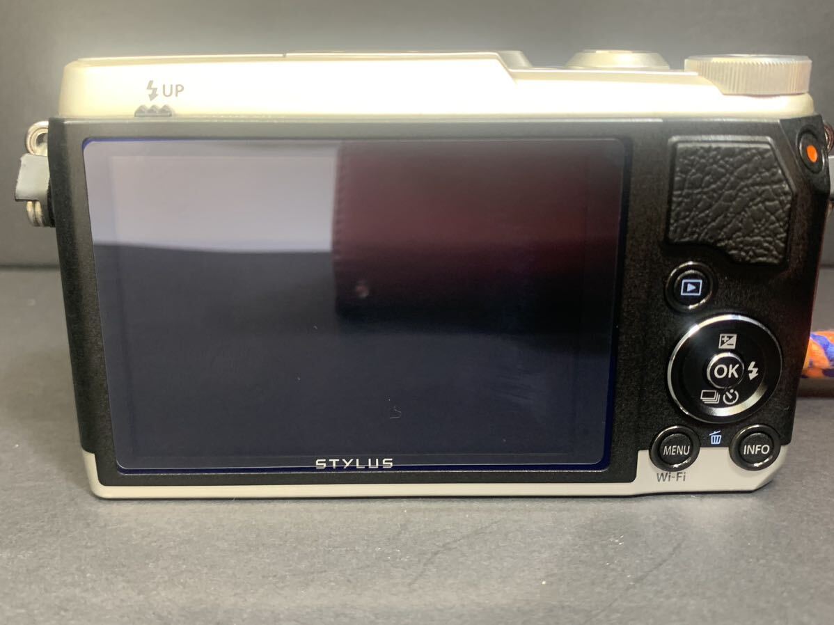 OLYMPUS オリンパス STYLUS SH-2 OPTICAL 5-AXIS デジタルカメラ 充電器あり ブラック 通電 確認済み SY_画像3