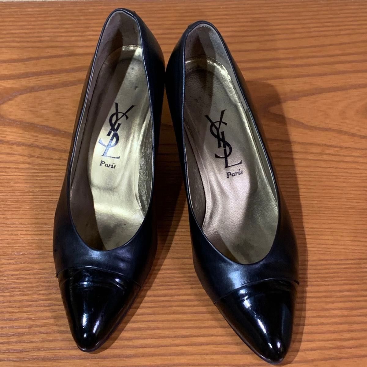 イヴ・サンローラン ヒール パンプス 22 5cm レディース Black イヴ・サンローラン ヒール パンプス 22 5cm レディース Black