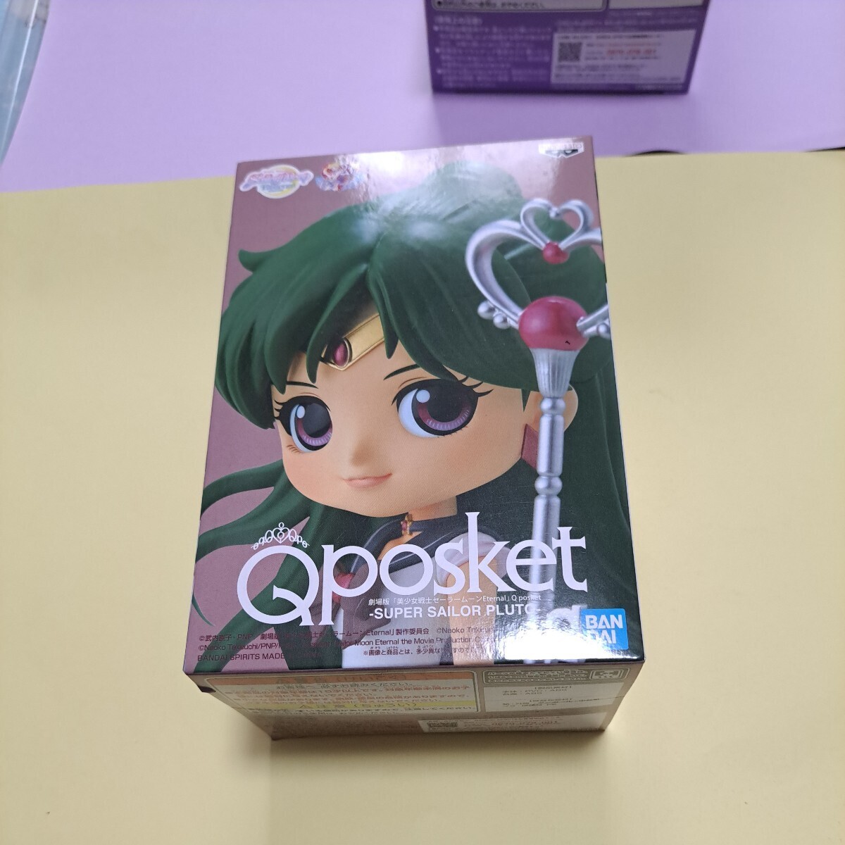 美少女戦士セーラームーン Qposket フィギュア　スーパーセーラープルートBカラー　スーパーセーラーサターンAカラー　未使用品_画像2