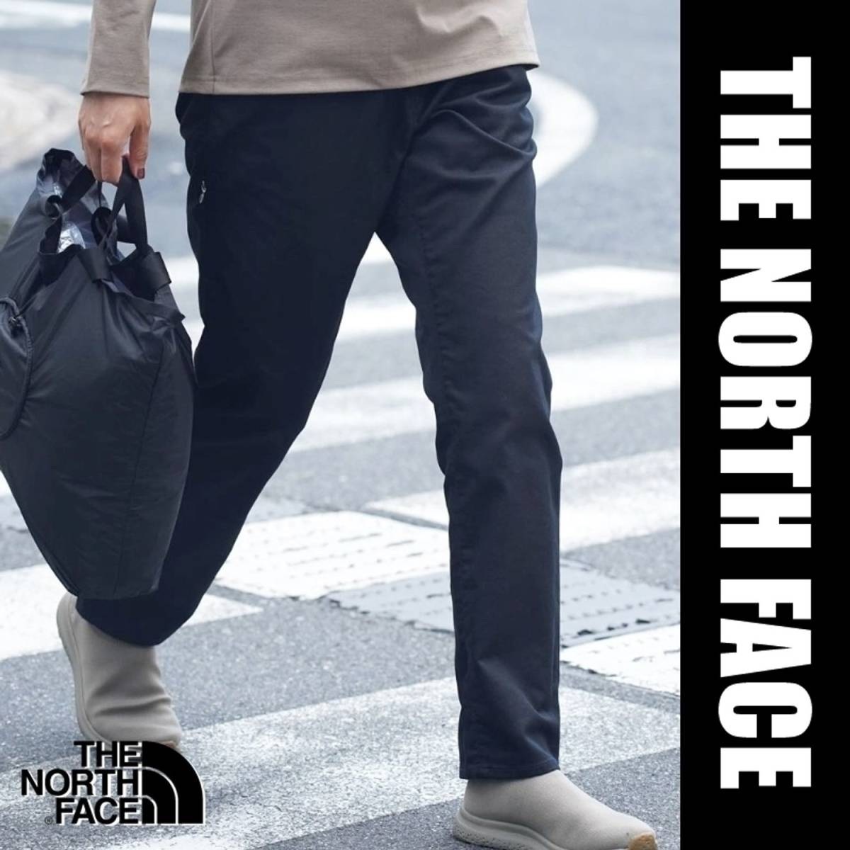 THE NORTHFACE PURPLELABEL ◆ノースフェイス パープルレーベル◆ストレッチ ツイル テーパードパンツ／紺32_画像1