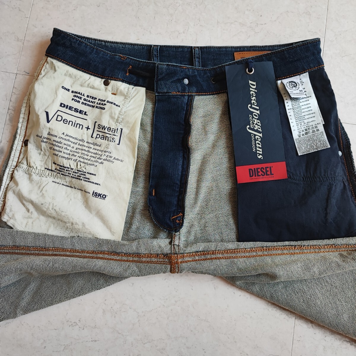 DIESEL Ｗ３０ ディーゼル デニム ジョグ ジーンズ KROOLEY JOGG TAPERED JEANS 069NK_画像9