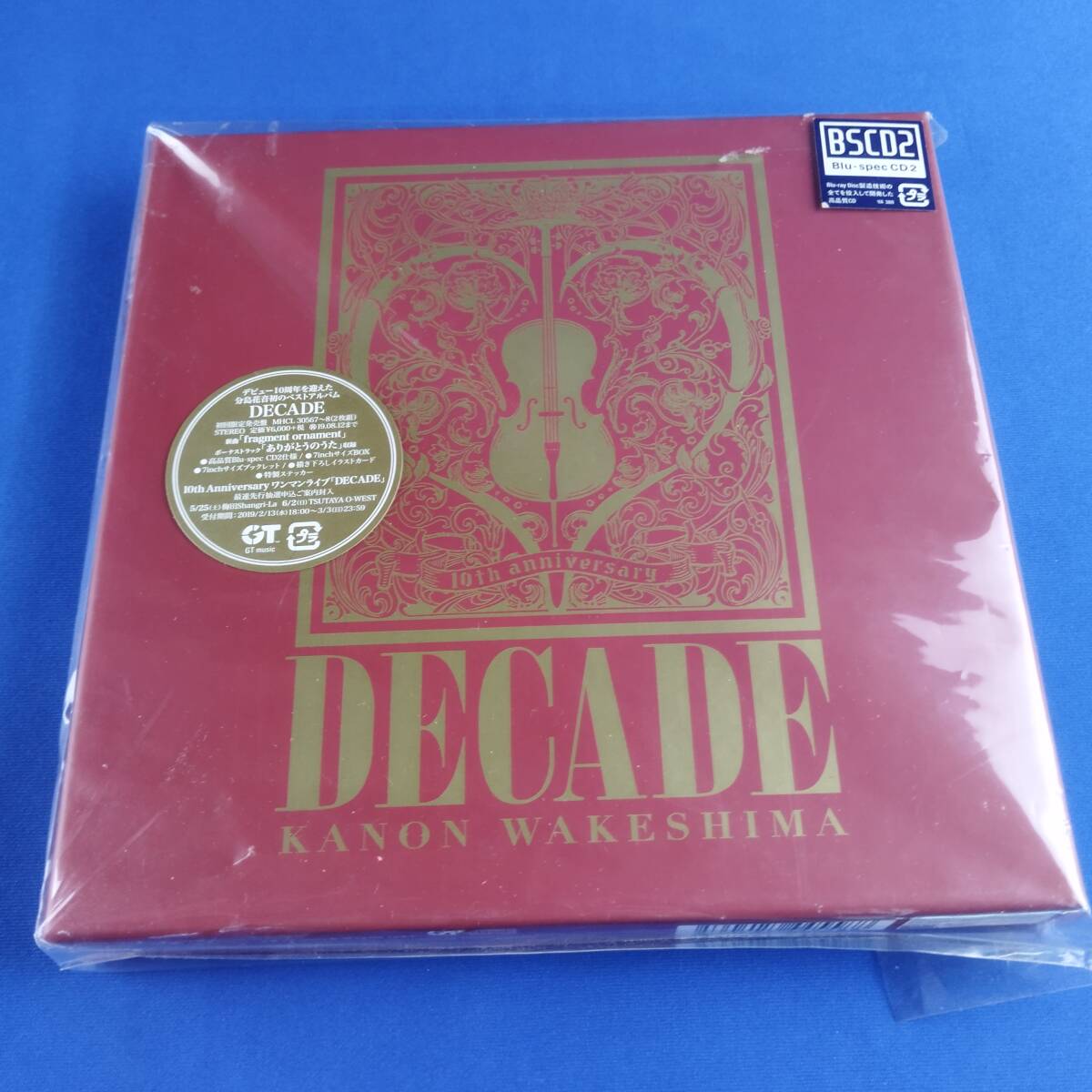 1SD9 CD 分島花音 DECADE 初回生産限定盤 Blu-spec CD_画像1