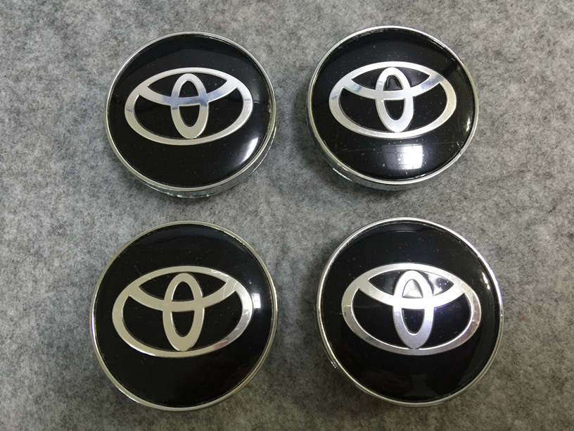 トヨタ TOYOTA ホイールキャップ ホイール ハブキャップ センター キャップ保護 防塵 4個セット 外径60mm 102番_画像1