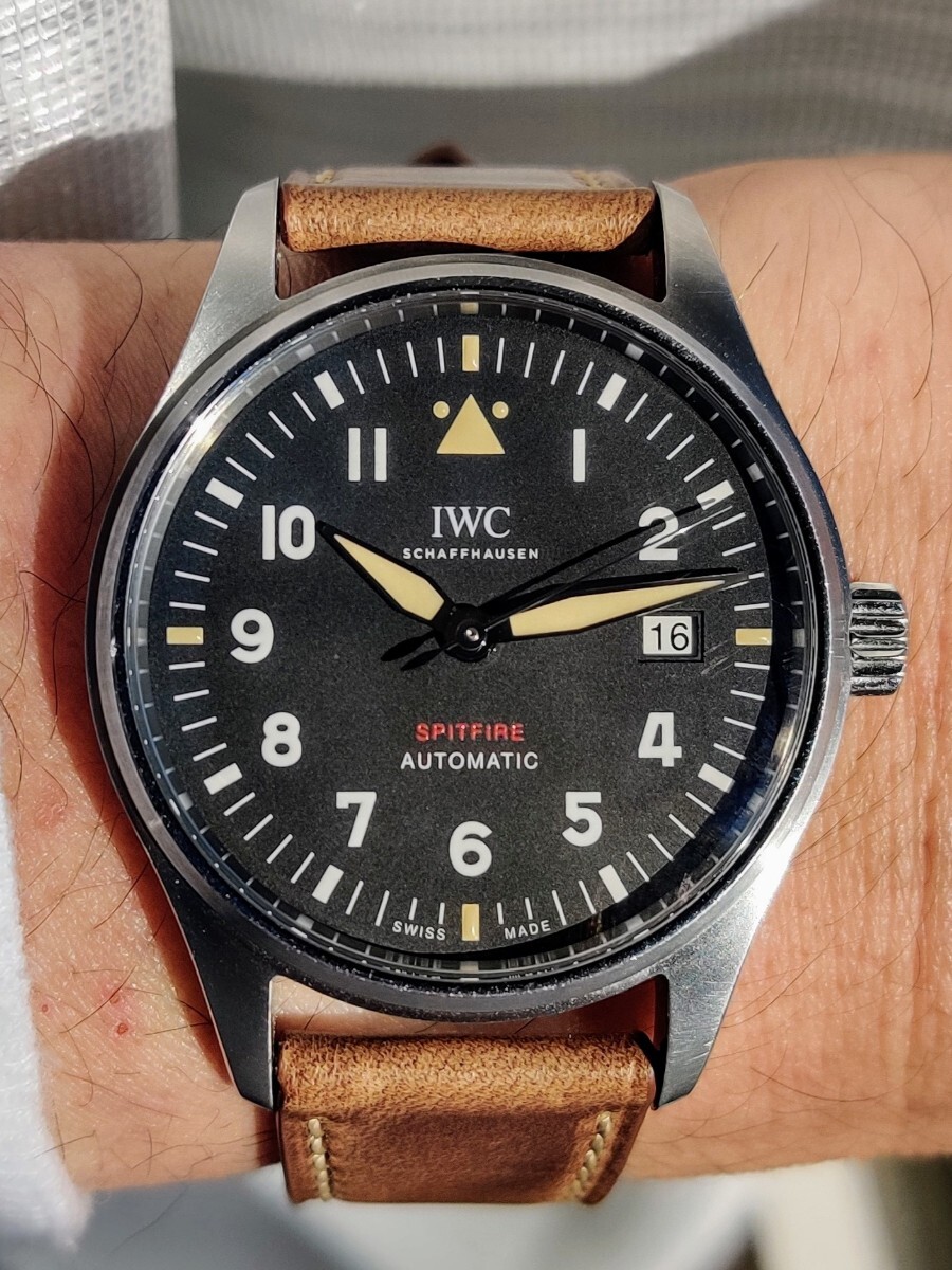 IWC パイロットウォッチオートマティック・スピットファイア IW326801 SS 腕時計_画像1