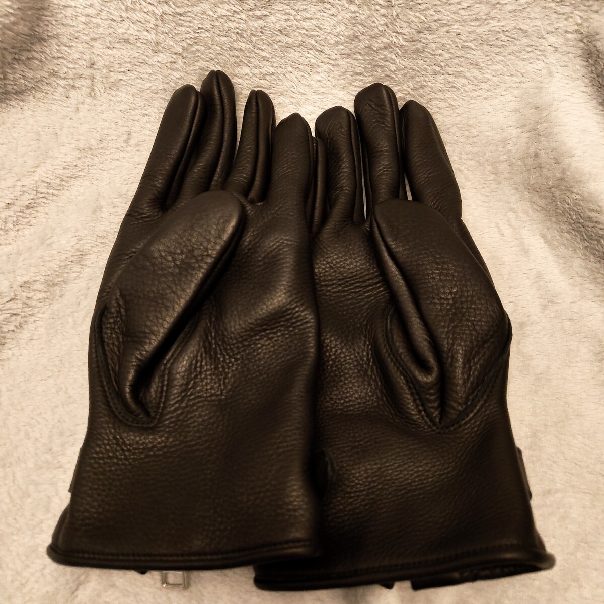 FUUDOBRAIN製 LEATHER GAUNTLET グローブ 革手袋 ガントレット : punk crust blackmeans peel&lift belstaff フウドブレイン の画像3