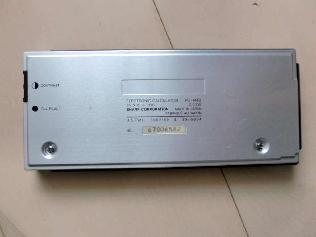 PC-1440 SHARP ポケコン シャープ ポケットコンピュータ 動作品 取扱説明書 外箱 RAM 4.2K アセンブラ シミュレーション CAP-X 関数電卓の画像9