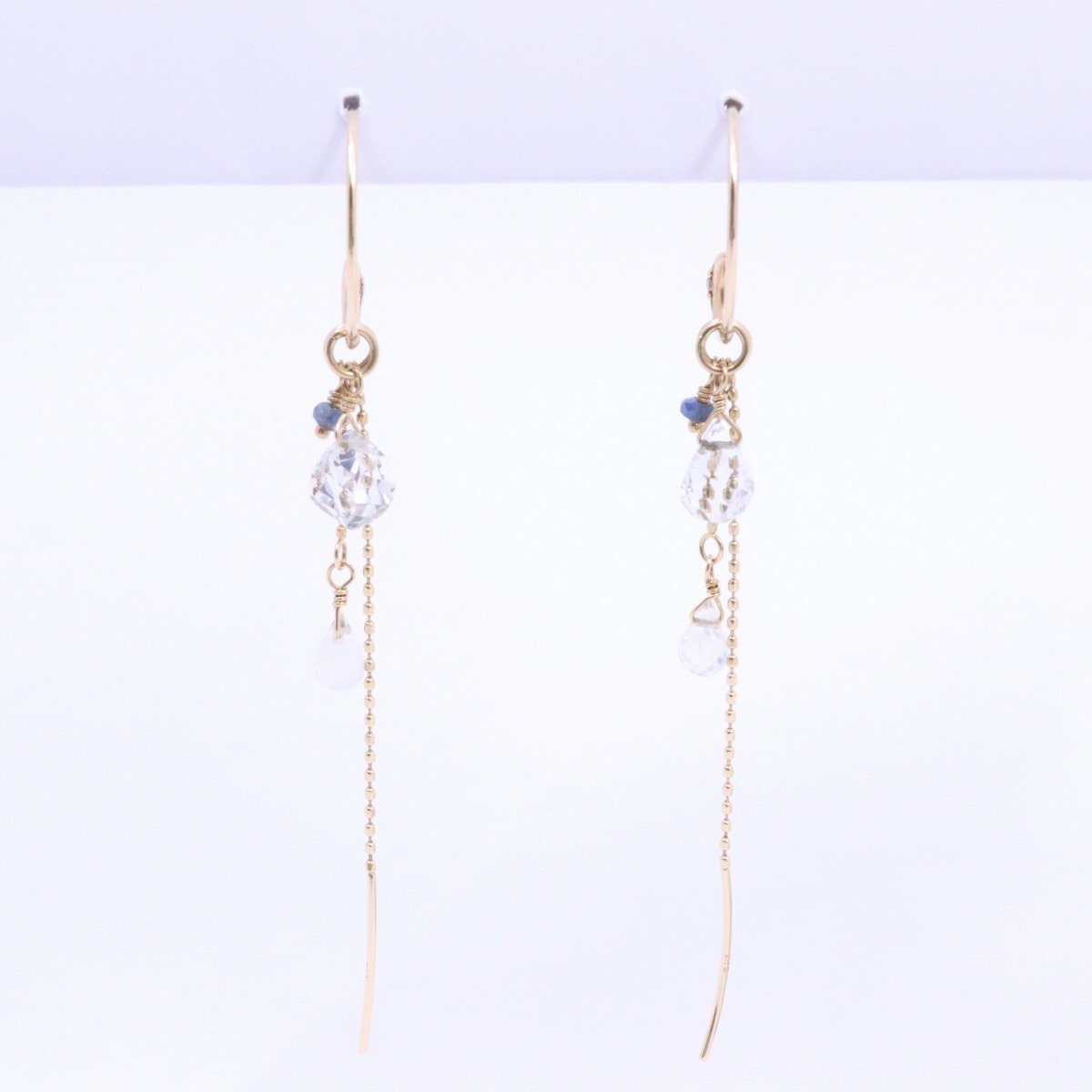 agete Agete earrings charm set K10/ diamond 0.01ct/ color stone [... pawnshop ]