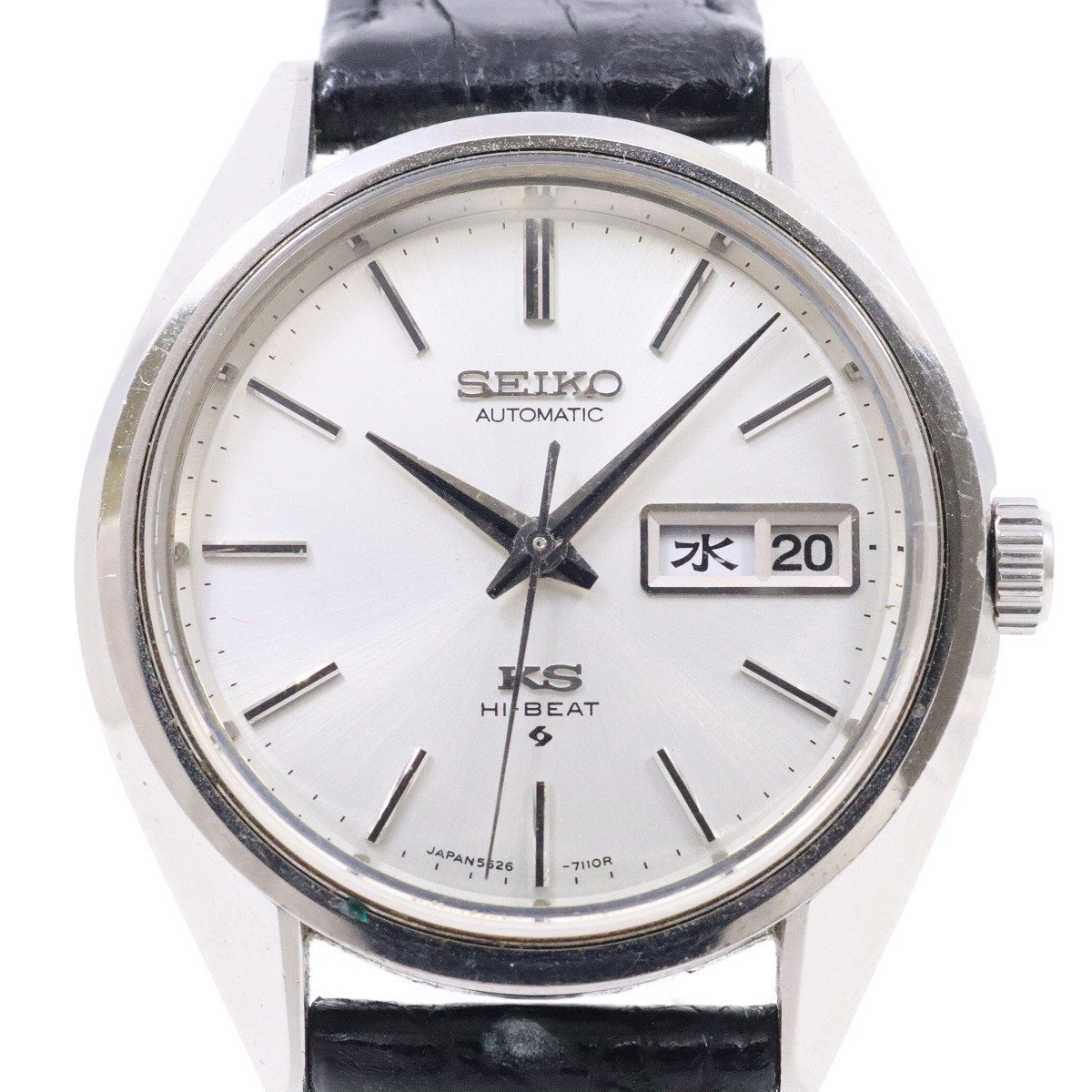 SEIKO キングセイコー 56KS 1972年製 ハイビート 自動巻き メンズ 腕時計 デイデイト 社外ベルト 5626-7060【いおき質店】_画像1