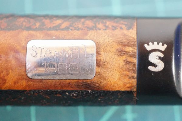 [NZ][MH013260] STANWELL スタンウェル 1988年 MADE IN DENMARK 喫煙具 パイプ 収納袋、元箱等付きの画像8