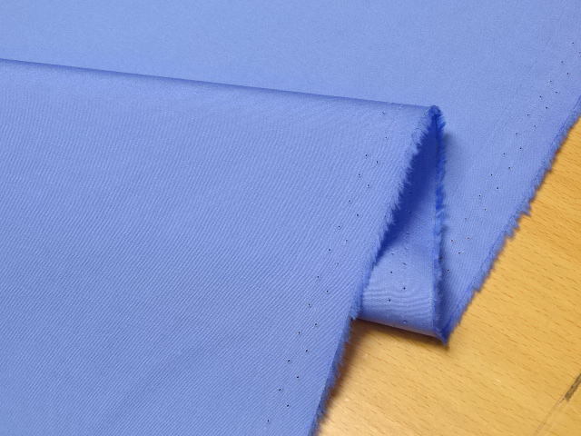 最終！イタリア製 綿100 シャツ生地 やや薄 薄ブルー 5.2mW巾_画像3
