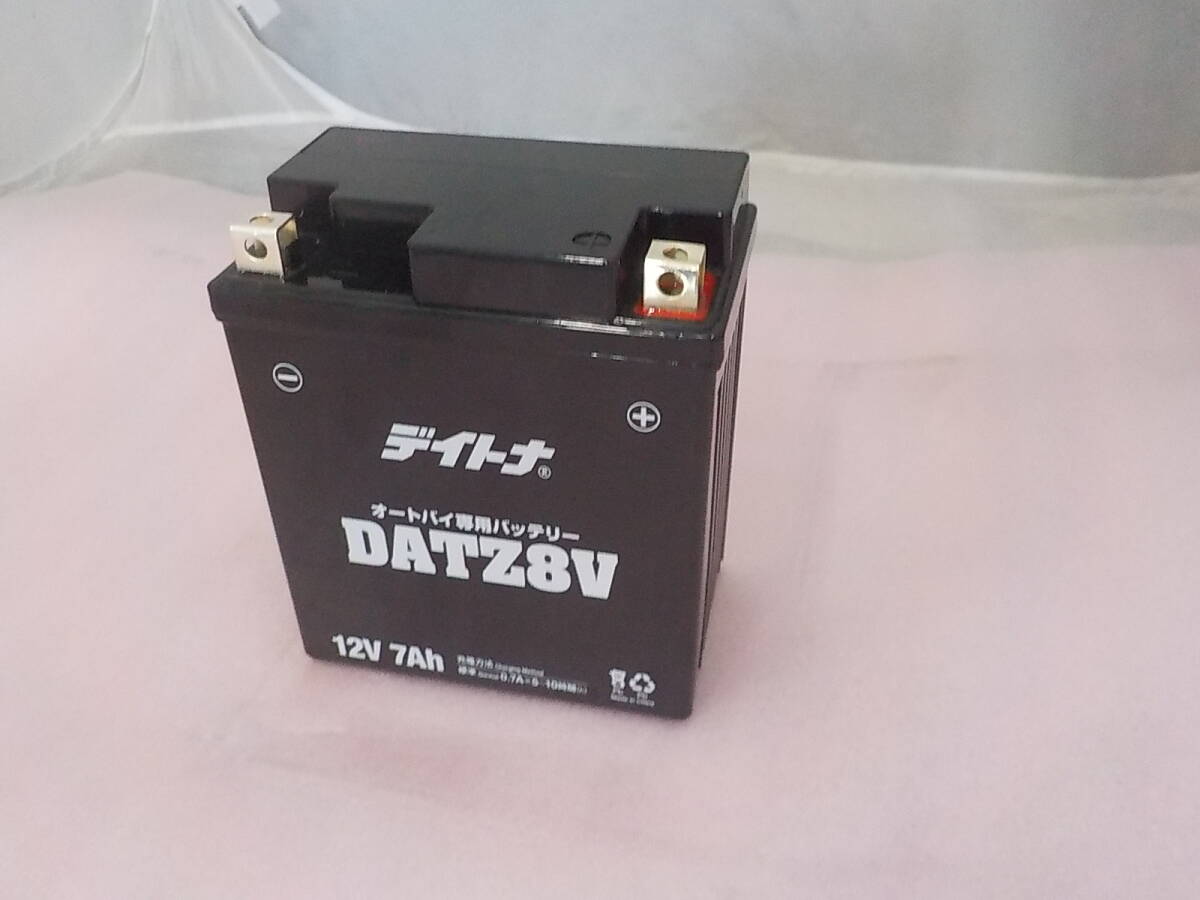 1 иен ~# не использовался товар #DATZ8V# Daytona (Daytona)# аккумулятор для мотоцикла # воздухо-непроницаемый type гелевый Maintenance Free # сменный YTZ8V