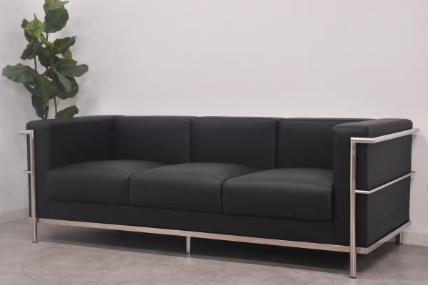 [ ограничение бесплатная доставка ] черный LC2ru*ko рубин je дизайн трехместный диван outlet мебель 3 местный . диван [ новый товар не использовался выставленный товар ]0055805