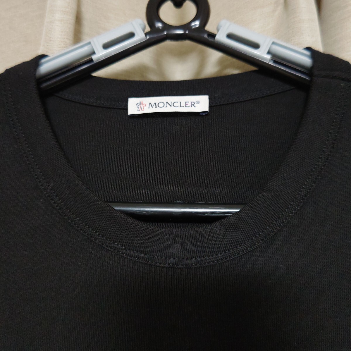 ［美品］国内正規品 モンクレール MONCLER Tシャツ 半袖 XSサイズ 黒