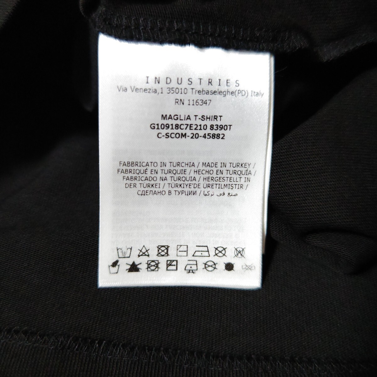 ［美品］国内正規品 モンクレール MONCLER Tシャツ 半袖 XSサイズ 黒