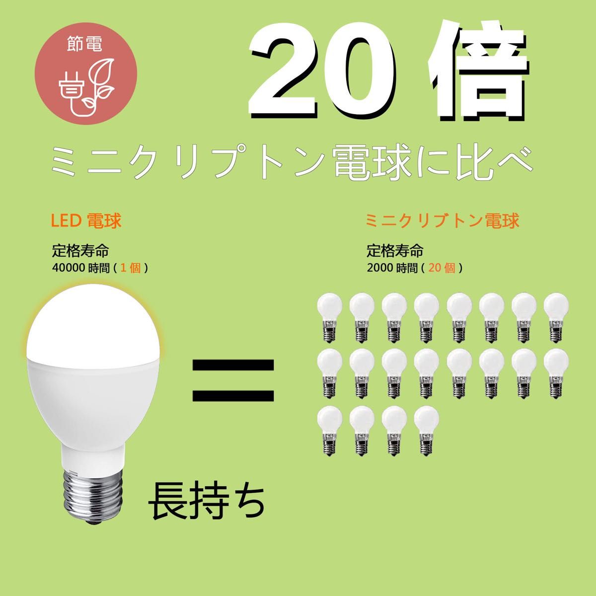 【現品限り】【早い者勝ち】LED電球 E17 昼白色 5Wミニクリプトン型 760lm 高輝度 広配光タイプ 6個セット
