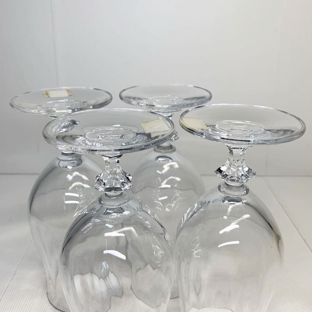 Spiegelau シュピゲラウ　ドイツ製　Crystal Kristallglas Cristallin　クリスタルグラス　4客セット　ワイングラス　シャンパングラス　_画像4