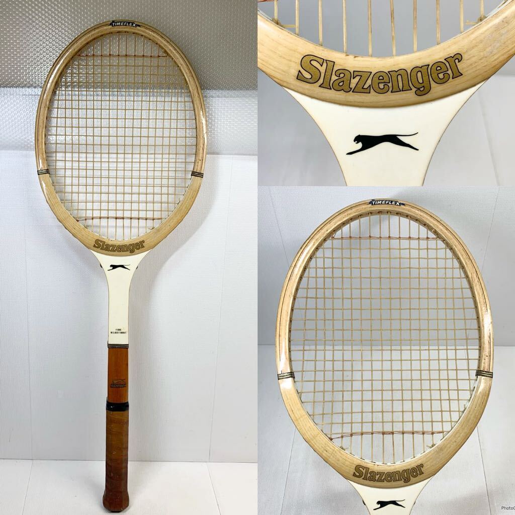 SLAZENGER　スラセンジャー　Timeflex　タイムフレックス　テニスラケット　イギリス製　中古品_画像1