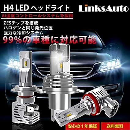 LED H4 Hi/Lo LEDヘッドライト_画像1