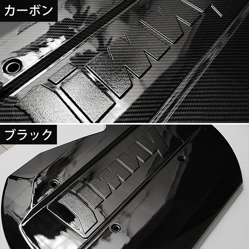 新型スズキジムニー スペアタイヤレスカバー JB64JB74 リアゲートカバー 背面レスカバー スムージングパネル 外装パーツ 専用設計 ブラック_画像6