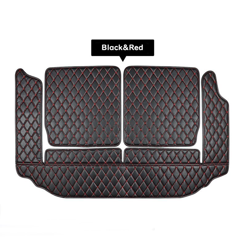  Suzuki Jimny luggage mat JB64 JB74 2019-2023. applying 3 sheets exclusive use trunk mat 3D full ka Barker go mat leather waterproof enduring friction black red 