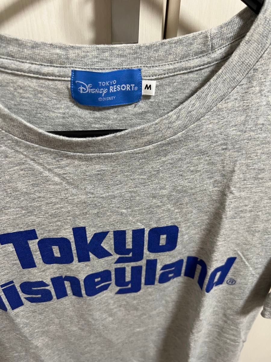 東京ディズニーランド ロゴTシャツ 美品 Mサイズ