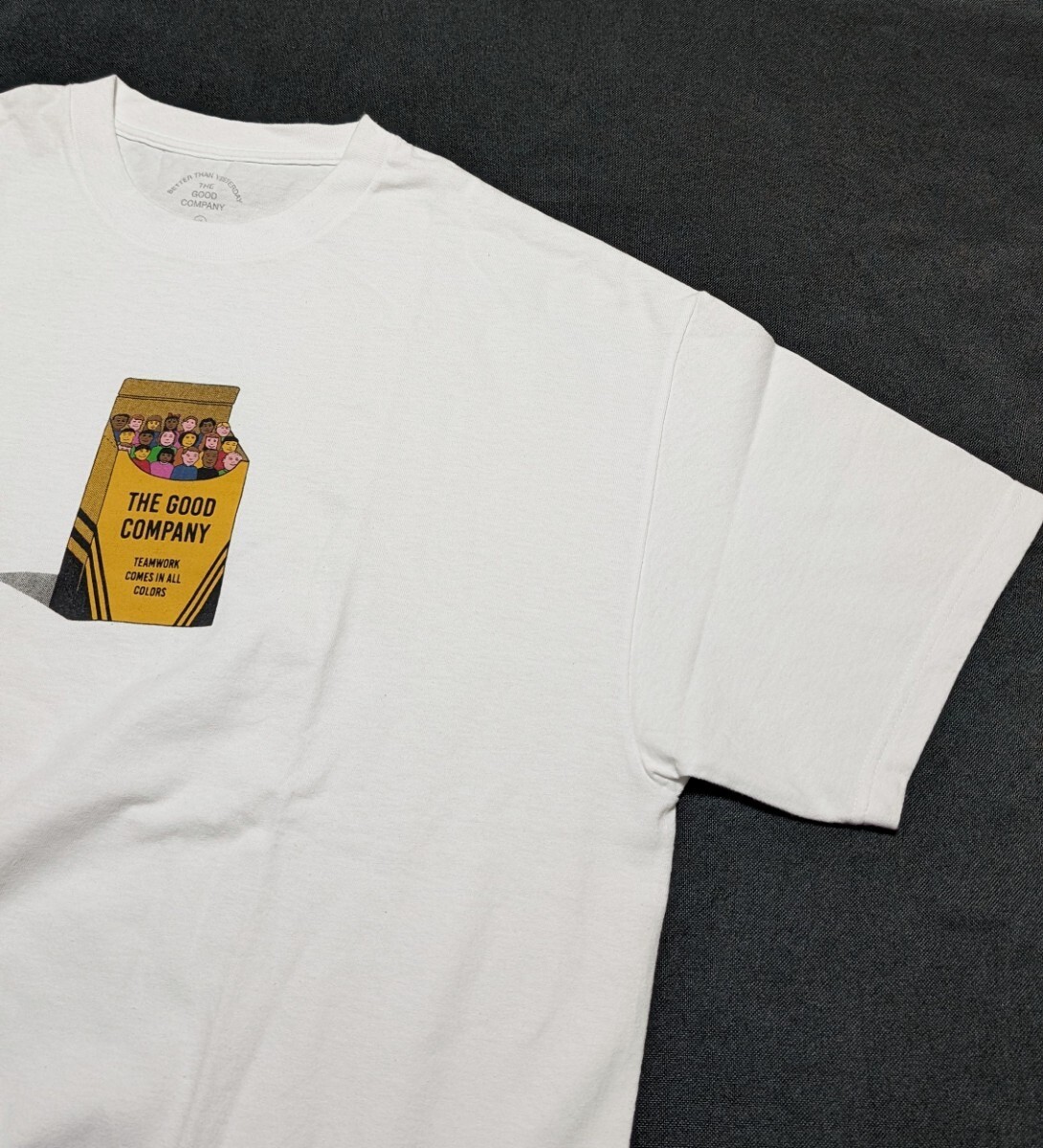 THE GOOD COMPANY ザグッドカンパニー 半袖Tシャツ トップス カットソー 白 ホワイト XL メンズ レディース ユニセックス_画像4