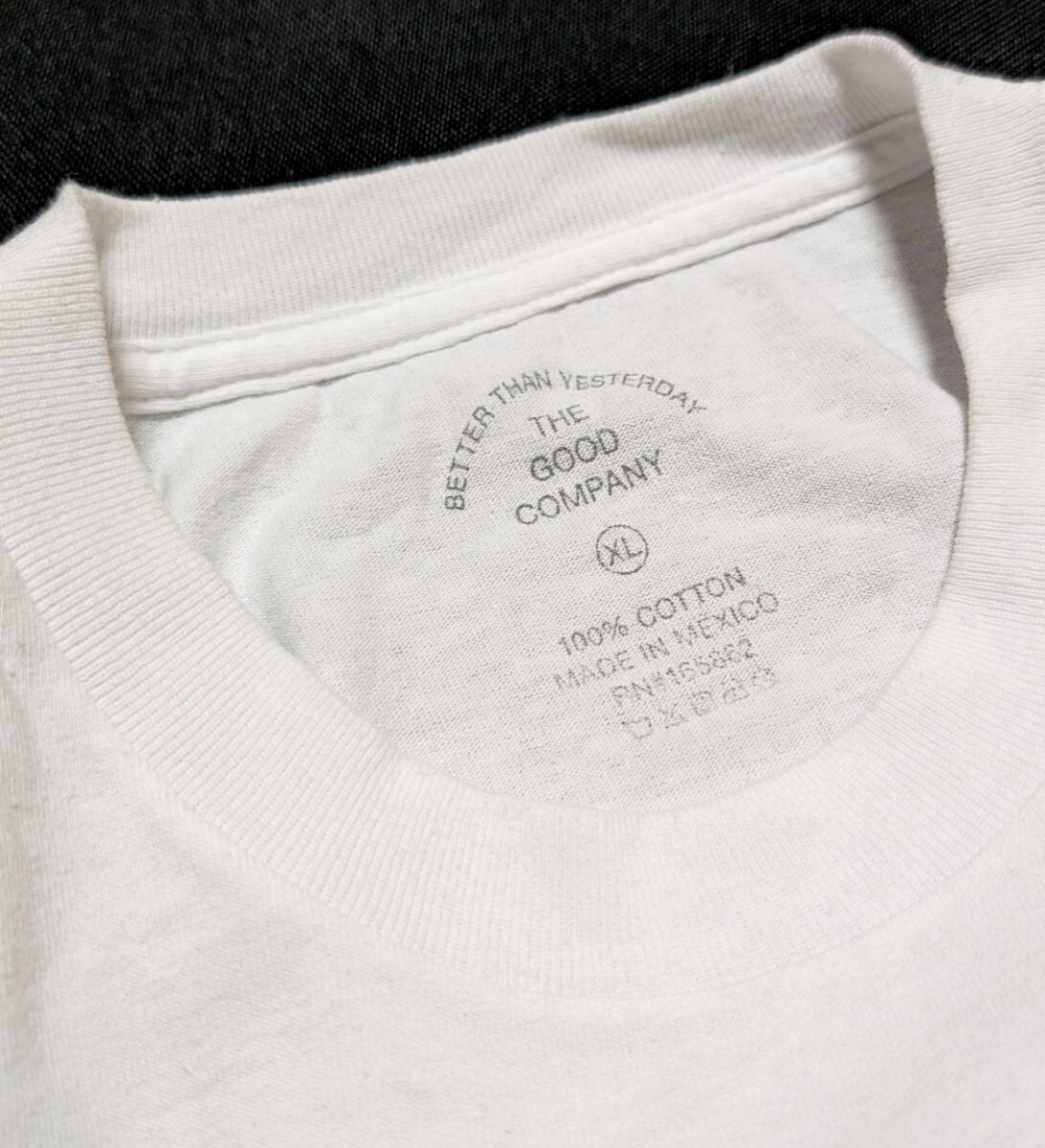 THE GOOD COMPANY ザグッドカンパニー 半袖Tシャツ トップス カットソー 白 ホワイト XL メンズ レディース ユニセックス_画像3