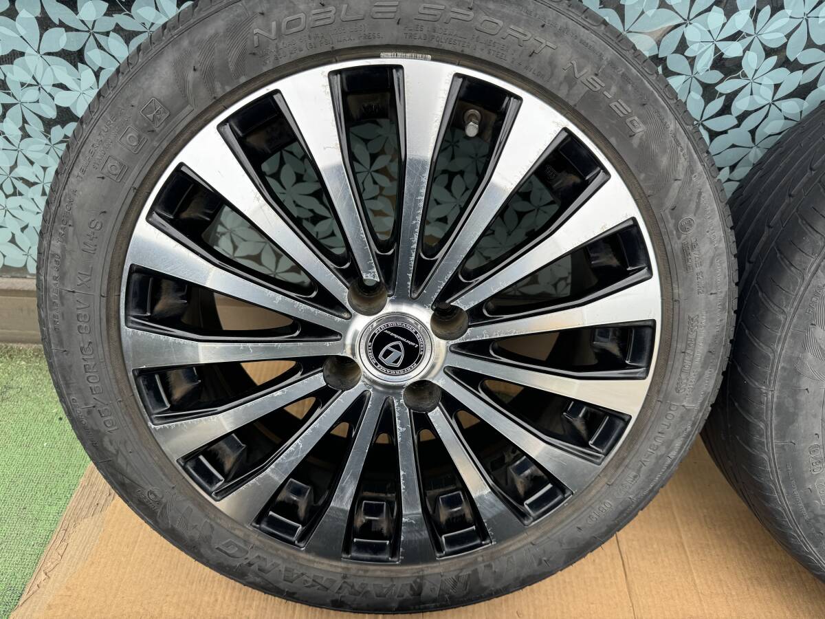 レアマイスター 16インチ 6.5J +38 PCD100 4穴/ナンカンNS-20 195/50R16 2019年製 4本セット #399-3_画像5