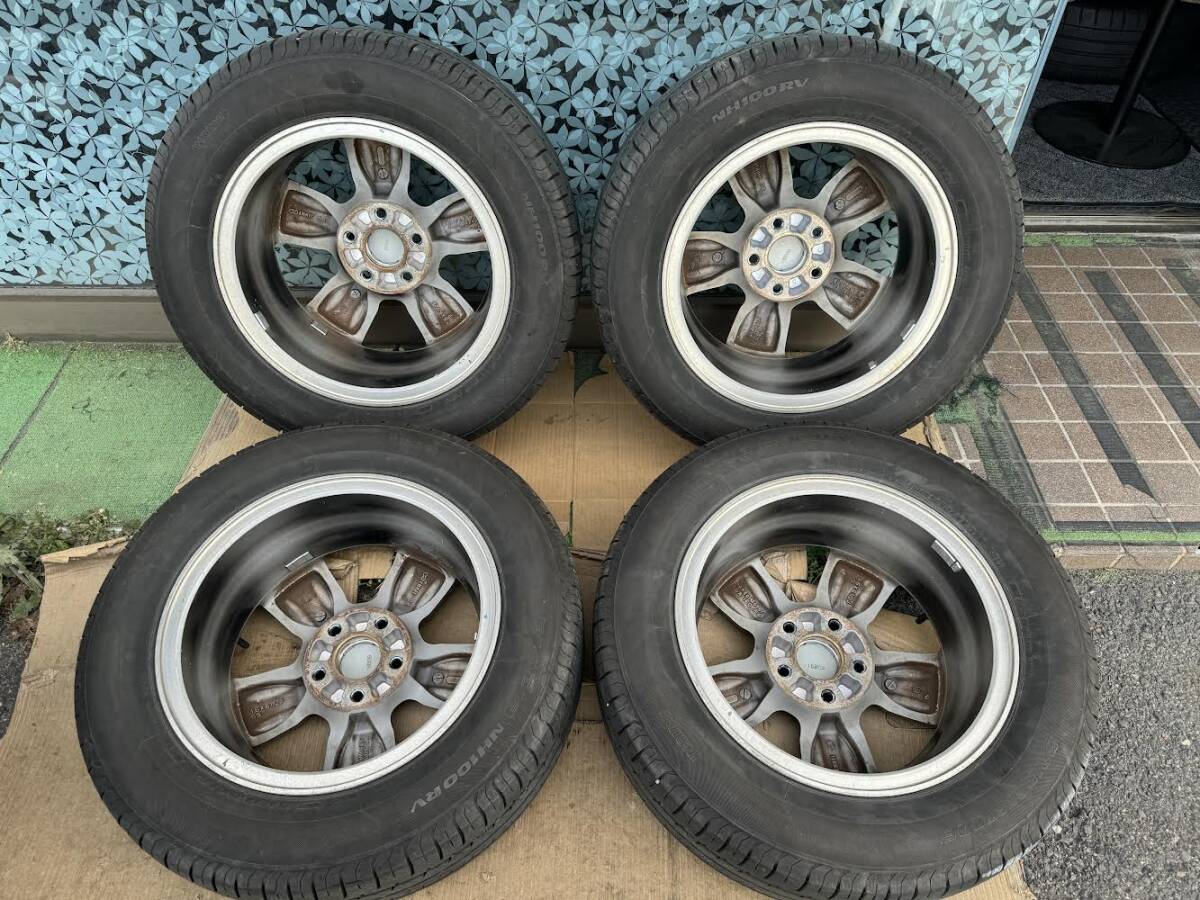 ホンダ 純正 16インチ 6.5J +55 114.3 5穴/BSエコピアNH100RV 215/60R16 2017年2018年 4本セット #400-2_画像2